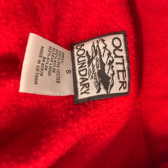 Red Fleece Jacket - Picture 4 of 4