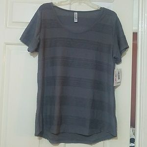 Gray Lularoe Classic T