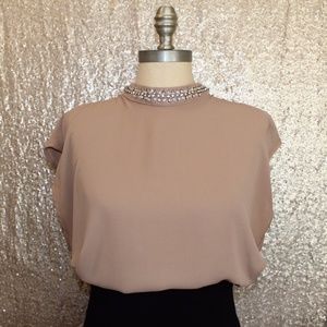Sheer Tan Blouse