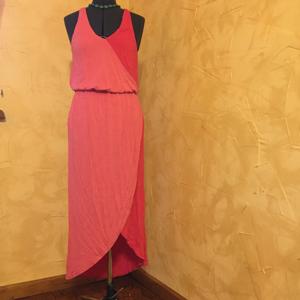 Two tone pink Maxi Dress