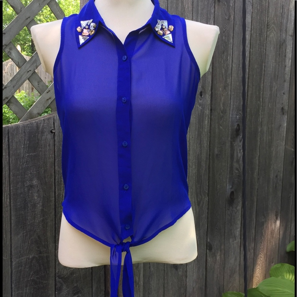 Decree Cobalt Blue Top