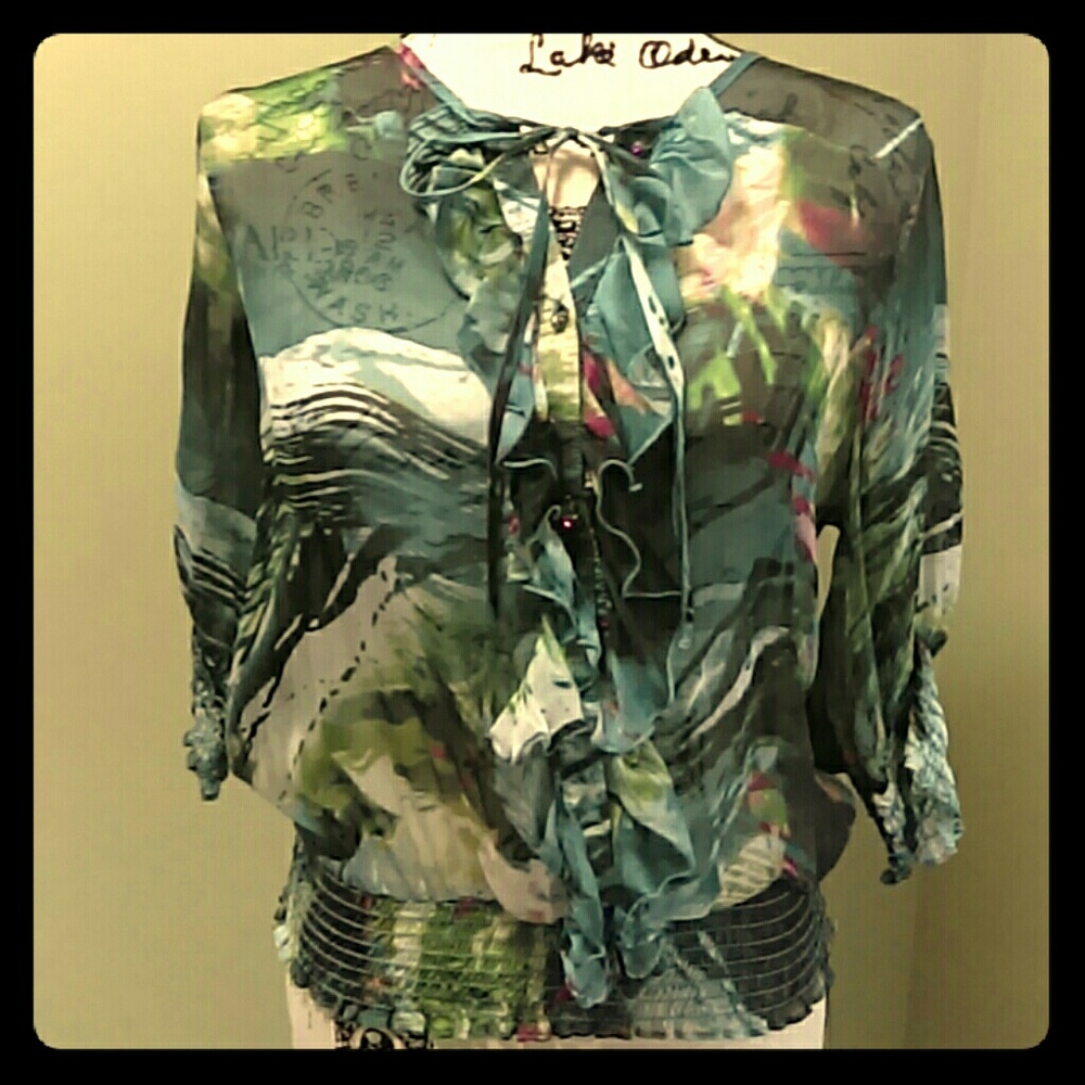Semi Sheer Blouse