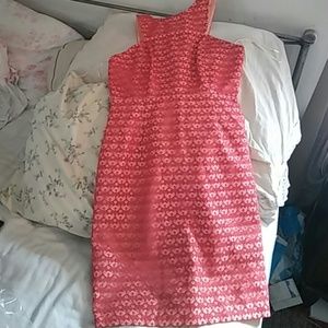 Gabby Skye lace Coral dress
