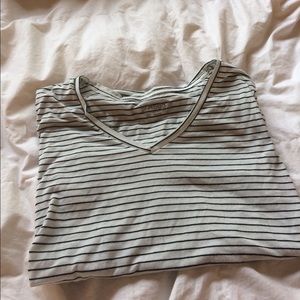 Stripped short sleeve