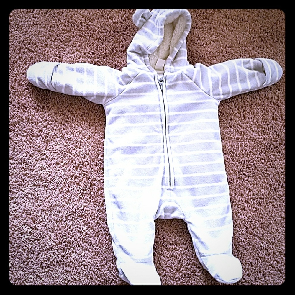 Fleece bunting size 0-3