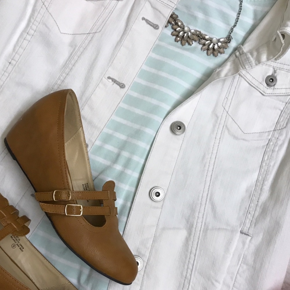 Bandolino Blu White Jean Jacket