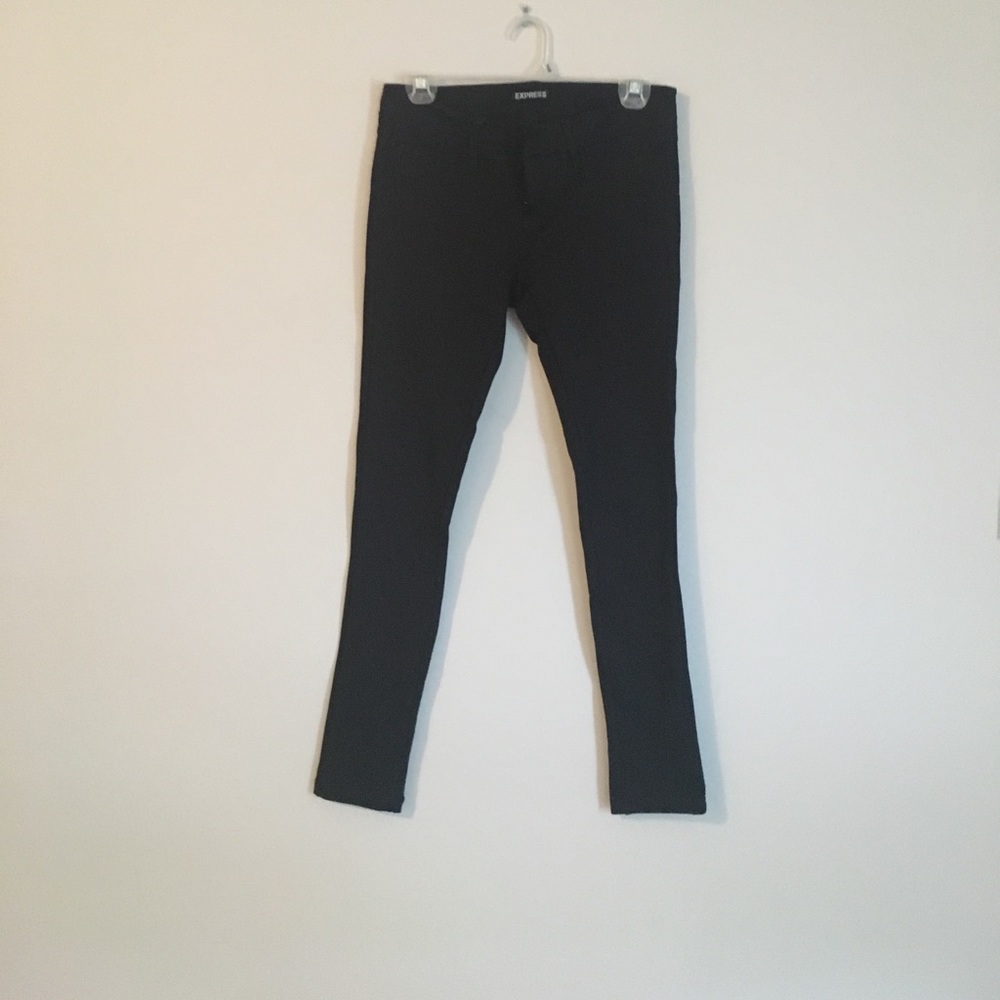 NEVER WORN Express black jeggings