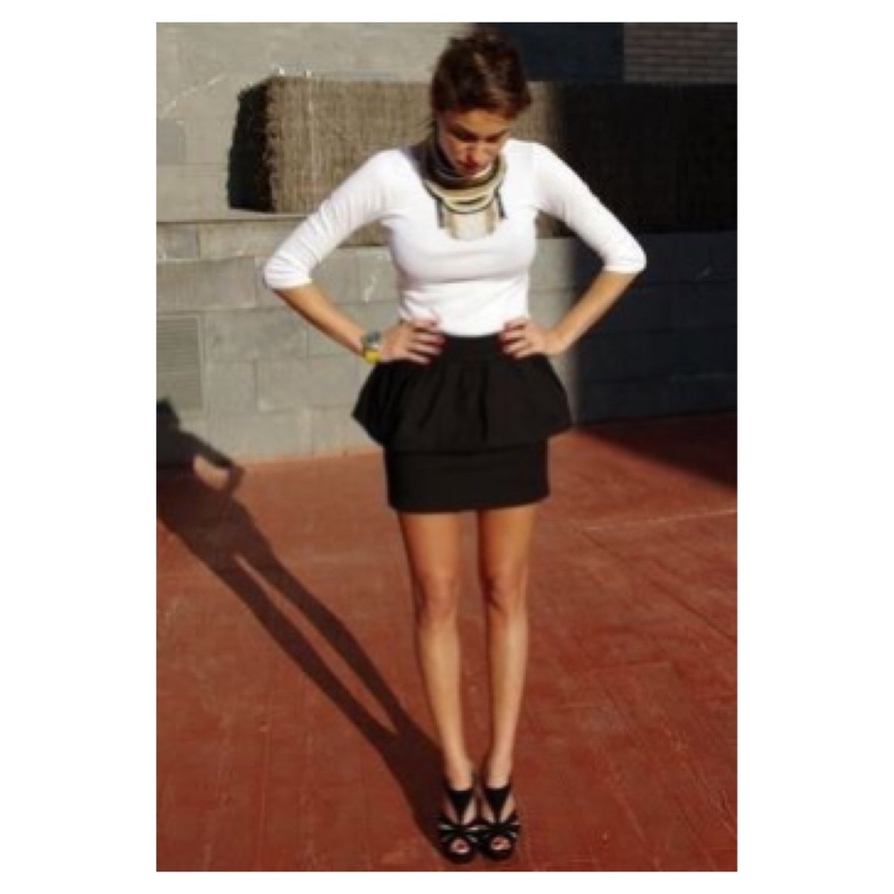 Zara Peplum Skirt