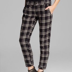 Free People: Plaid Chinos