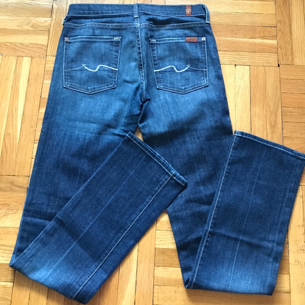 7 For All Mankind classic straight leg jeans
