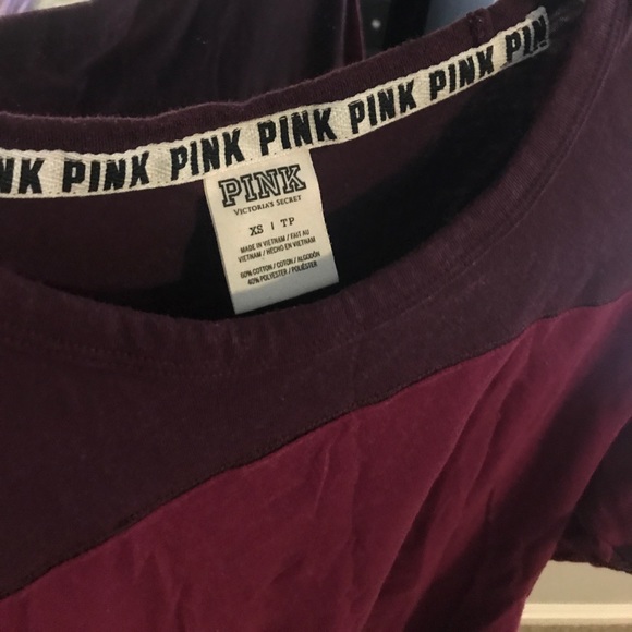 VS Dolman Style Varsity 3/4 Sleeve Top - Picture 3 of 4