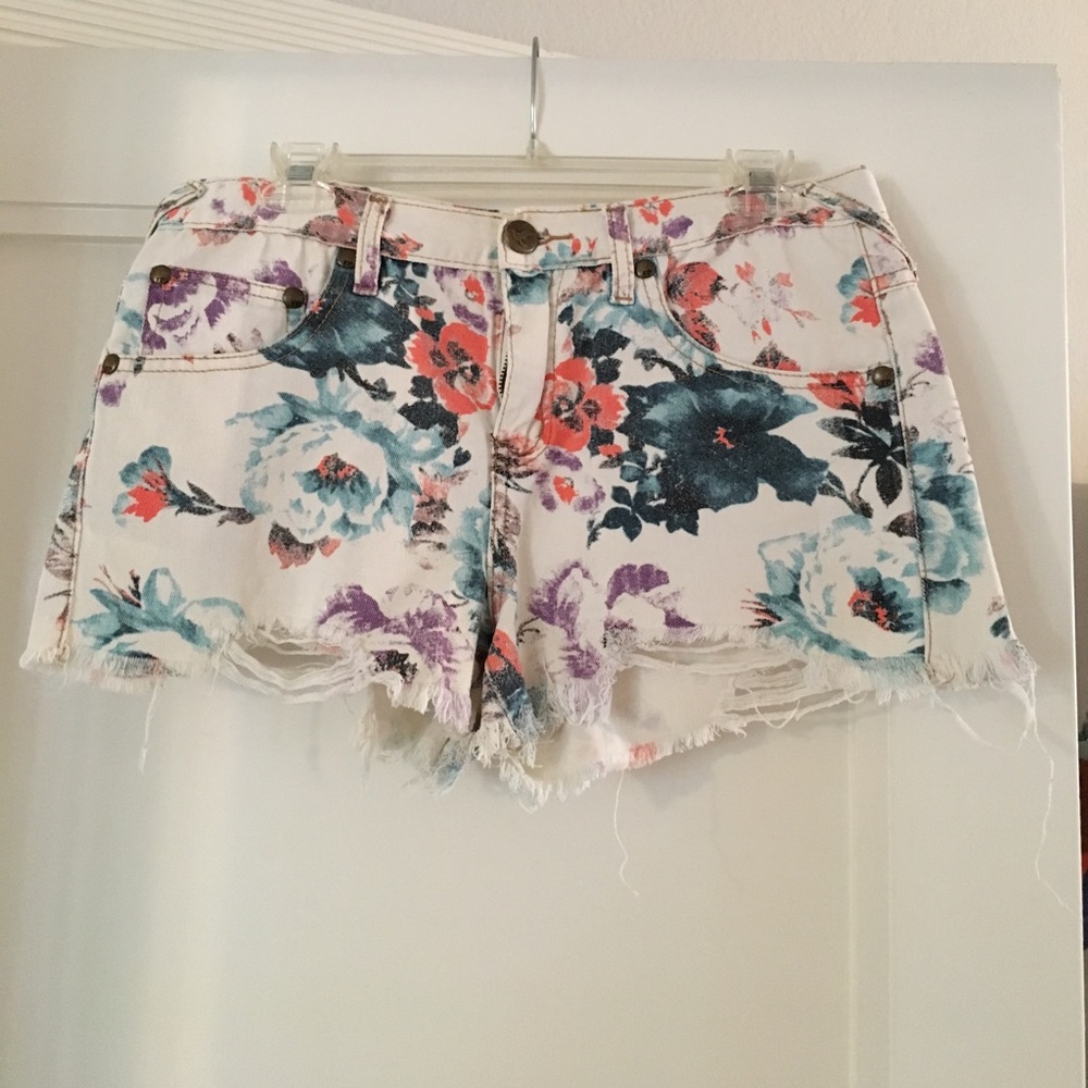 Free People Jeans Shorts