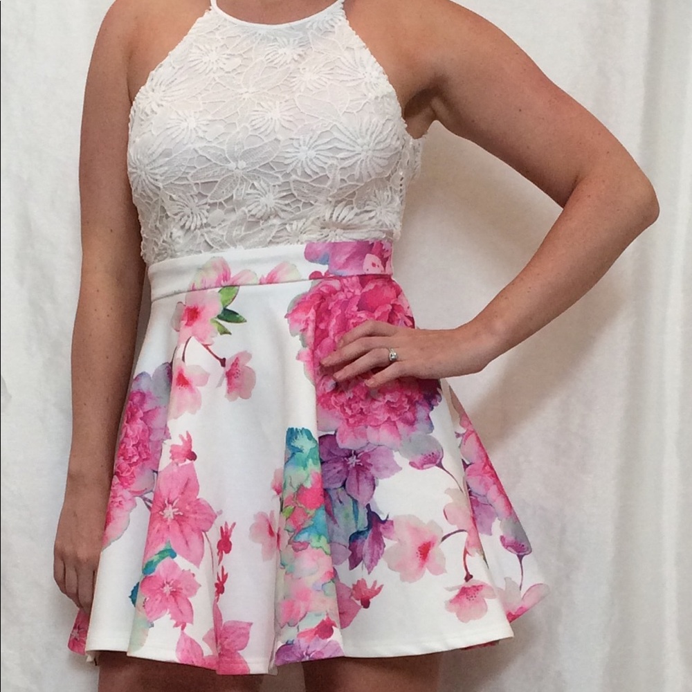 NWT Floral Skater Dress