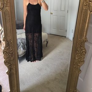 Fabrik Black Lace Maxi