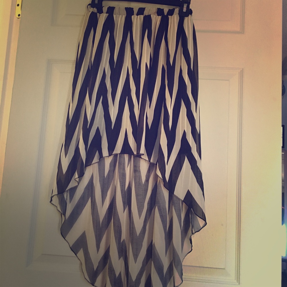 High low skirt