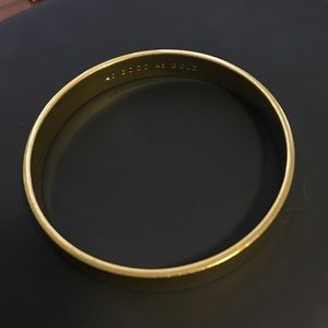 Kate Spade "as good as gold" bangle