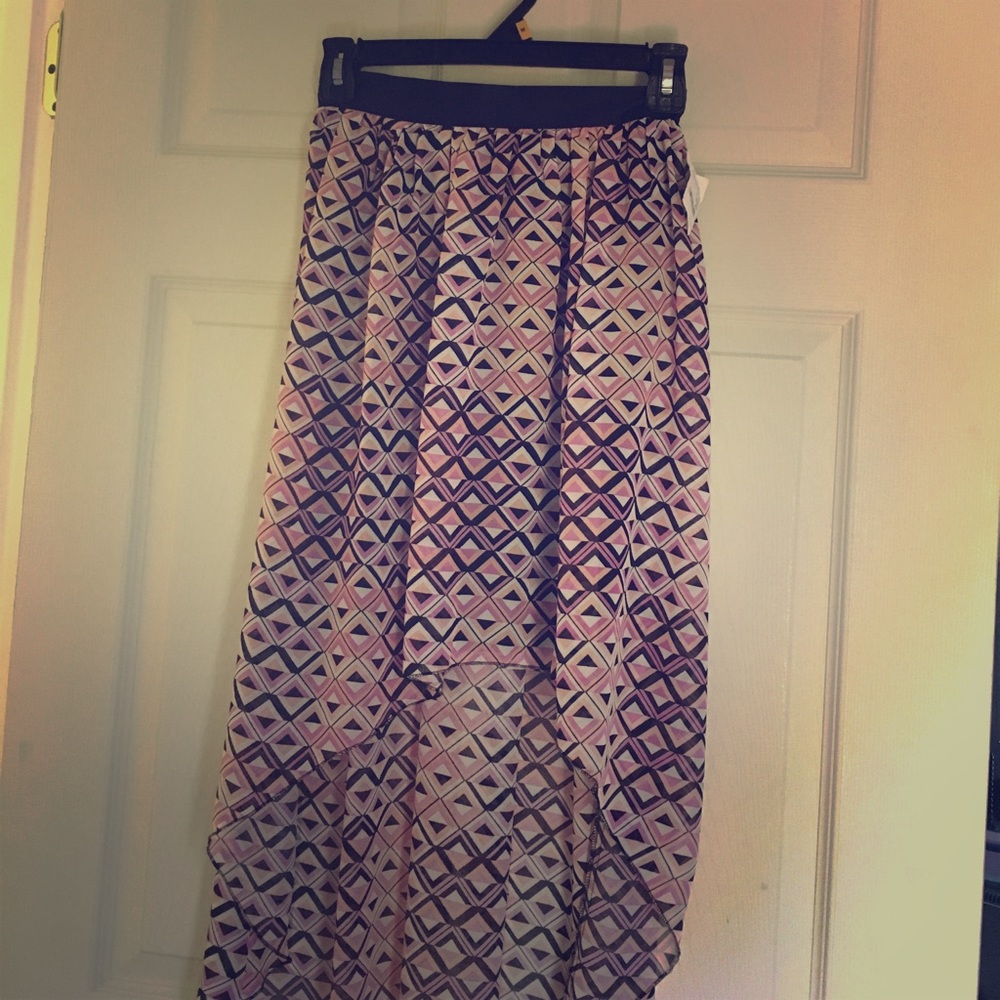 NWT High low skirt