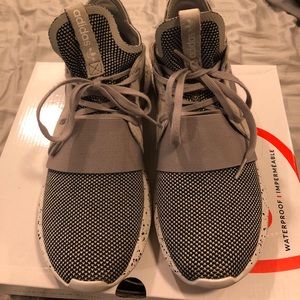 Grey Suede Adidas Tubulars