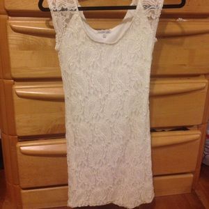 White Charlotte Russe dress!