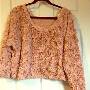 Floral American apparel shirt