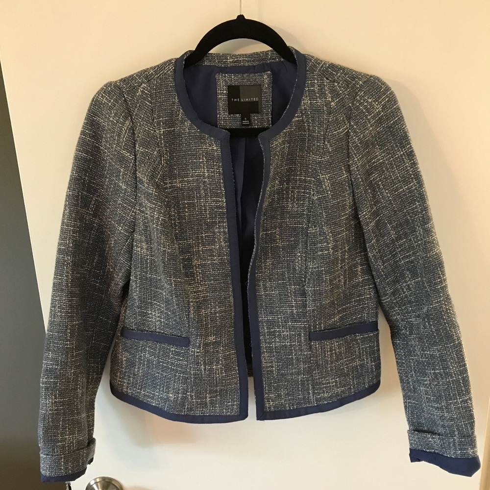 The Limited Blue Blazer Size s