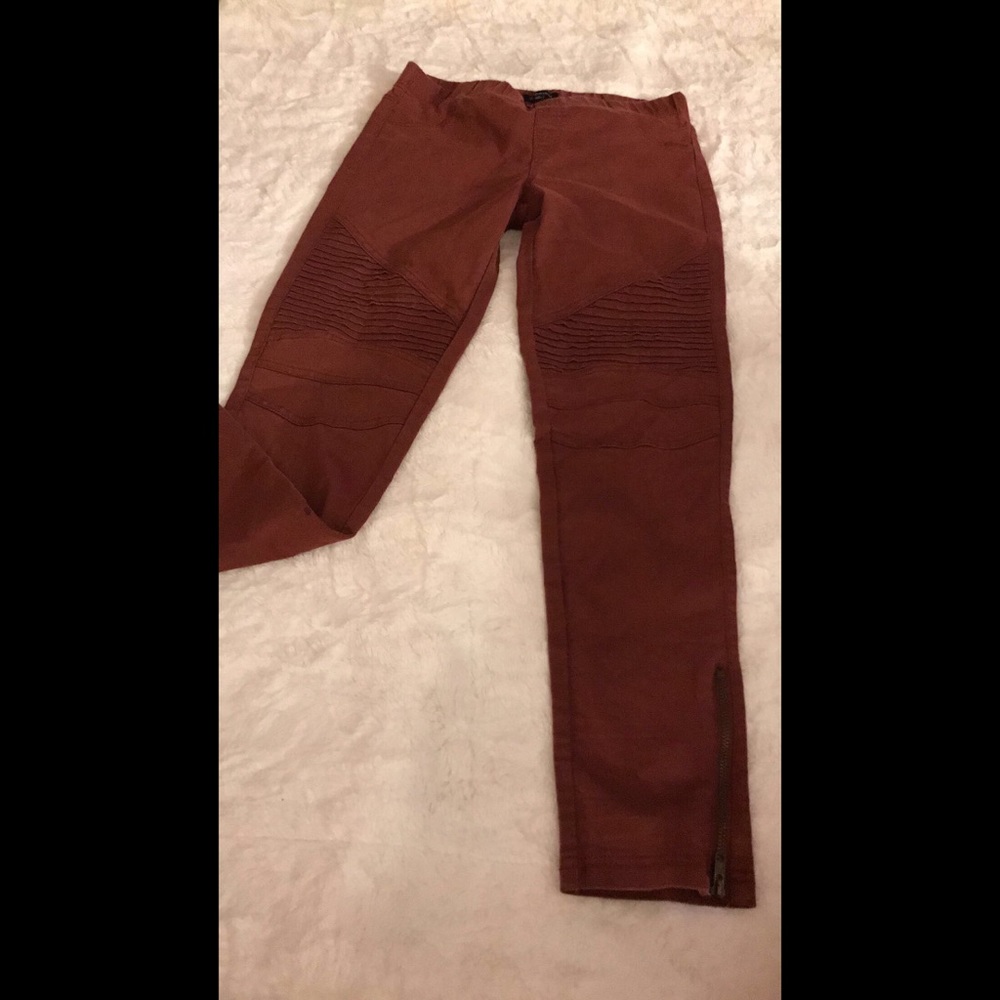 Burgundy Pull on Motto Jeans
