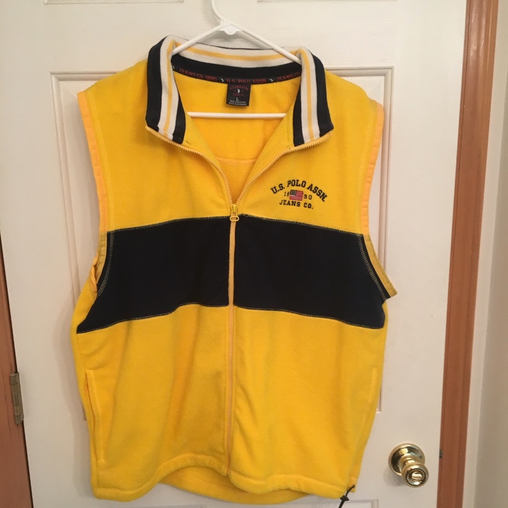 Polo fleece vest