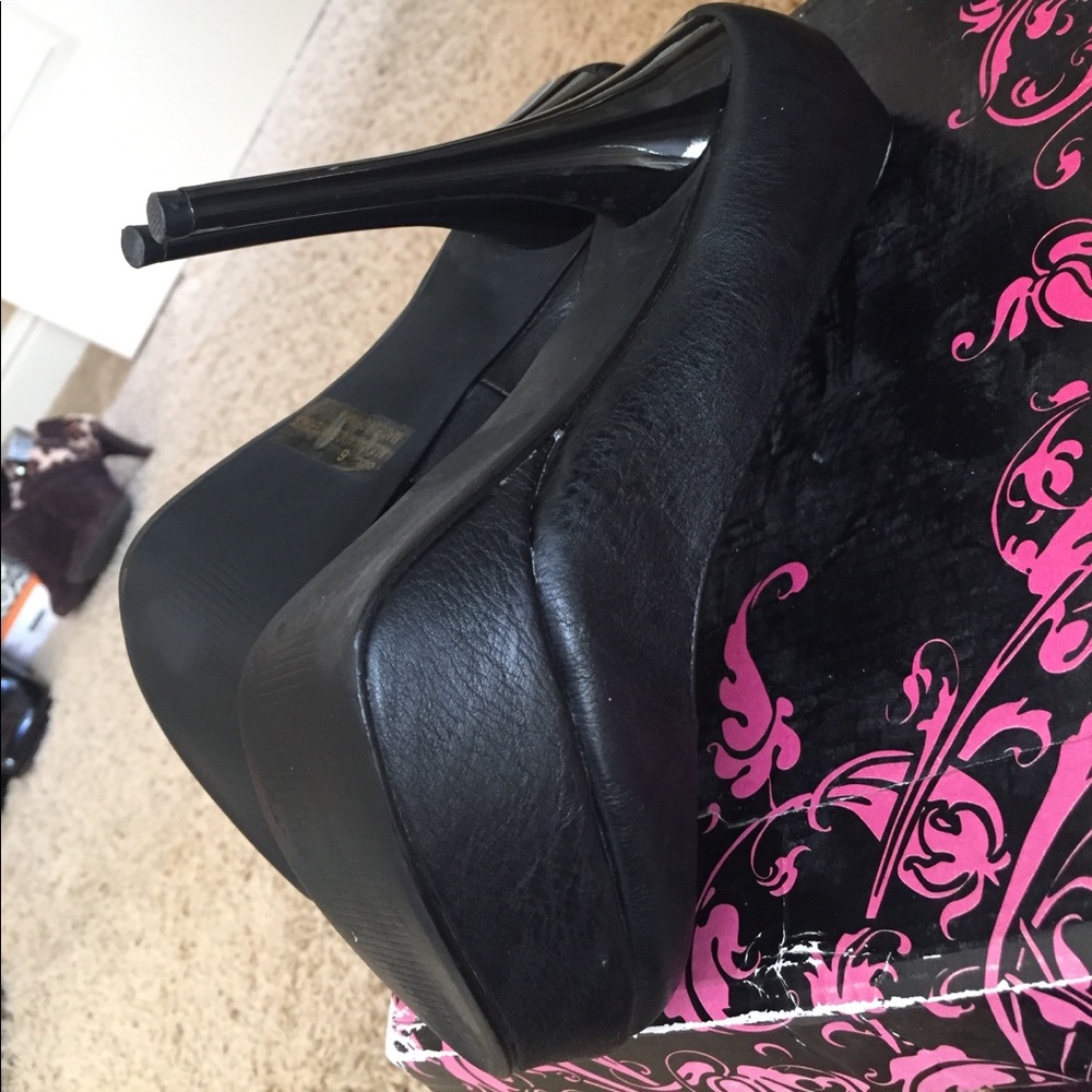 Basic black platform pump - Picture 4 of 7