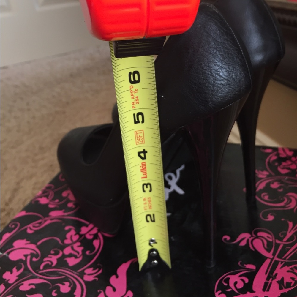Basic black platform pump - Picture 7 of 7