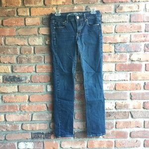 AE Dark Wash Super Stretch Skinny Jean