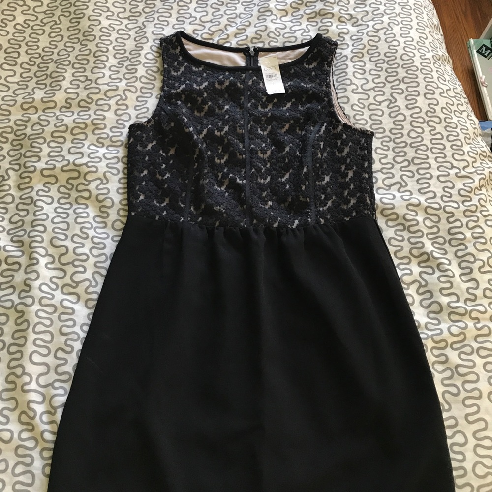 NWT Loft black dress