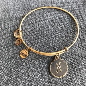 Alex and Ani - "N" initial bracelet