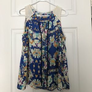 Floral tank blouse