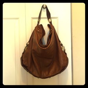 Rebecca Minkoff ‘Nikki’ brown leather handbag