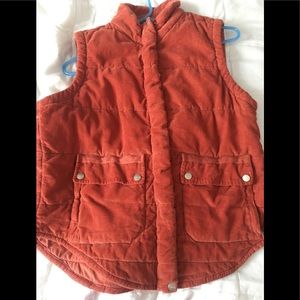 Autumn corduroy vest