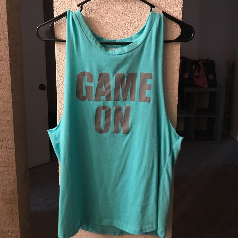 CLEARANCE‼️Game On workout Muscle Tank top