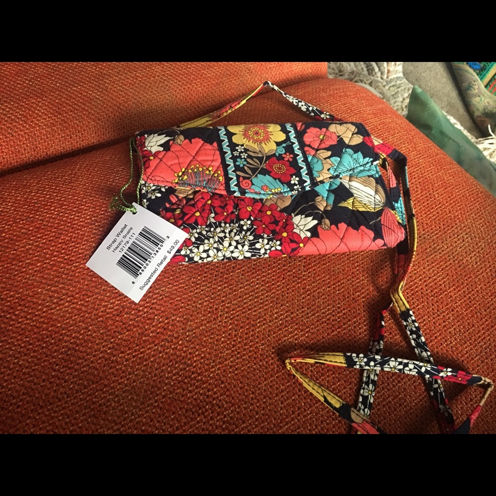 Vera Bradley wallet with starp