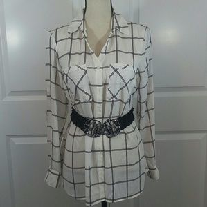 Dex aldilth button down blouse