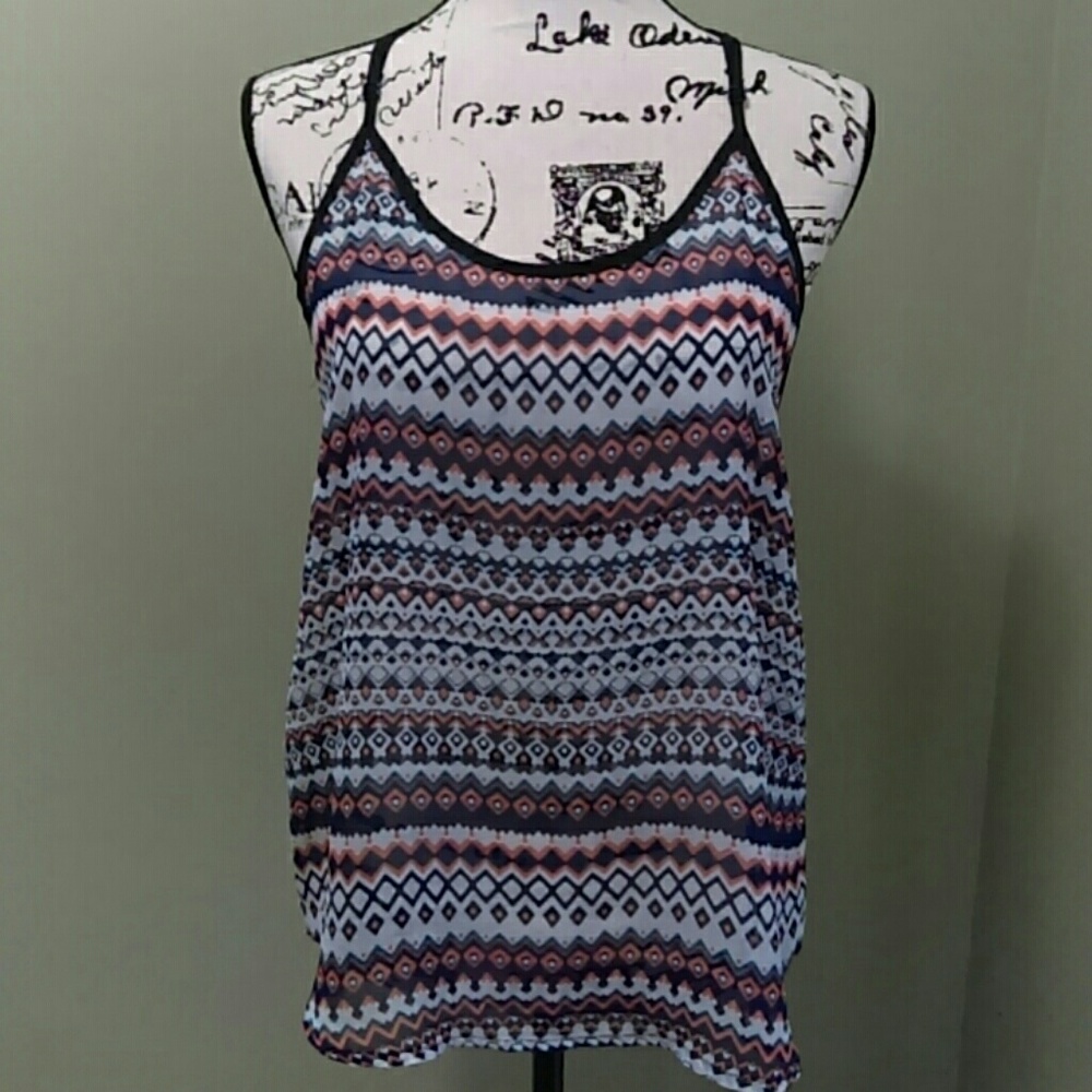 Semi-Sheer Tank