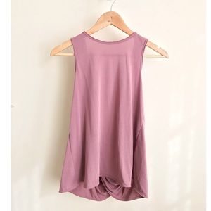 NWT Tresics Mauve Open Back Tank