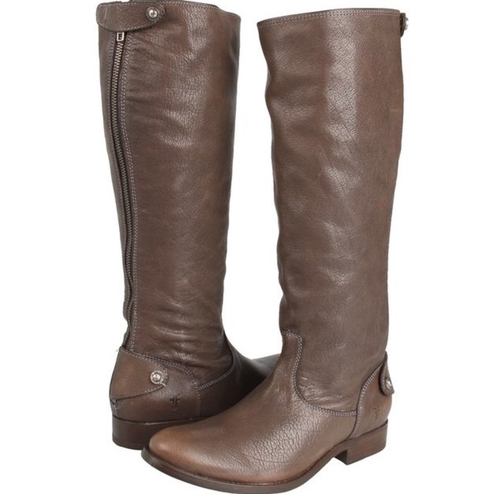 FRYE BOOTS Melissa Button Back Zip Sz 10