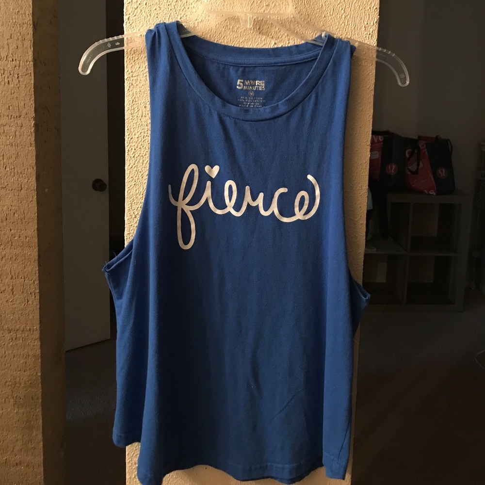 CLEARANCE‼️ royal blue Workout muscle tank top