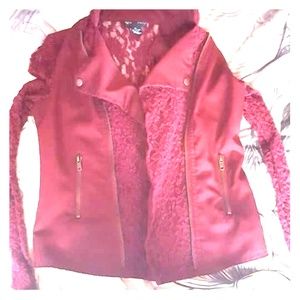 Beautiful red jacket.