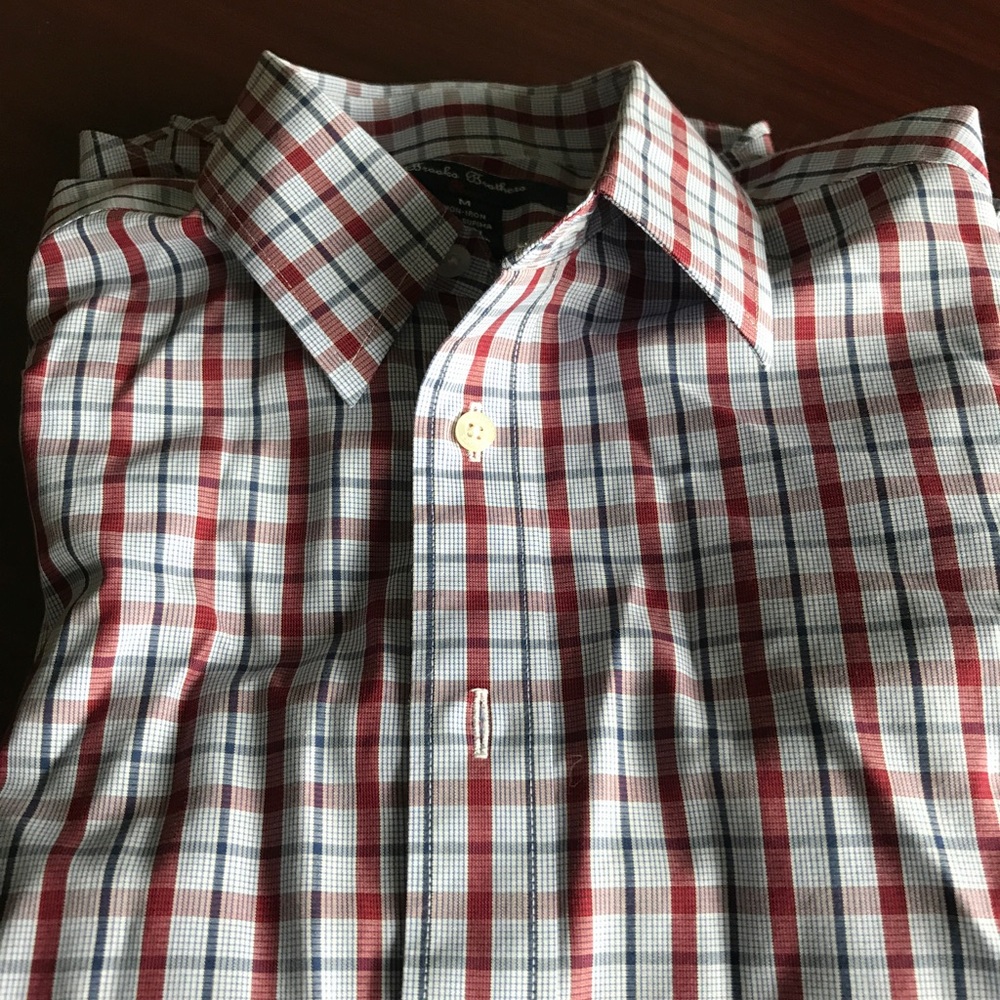 Boys bottom down dress shirt