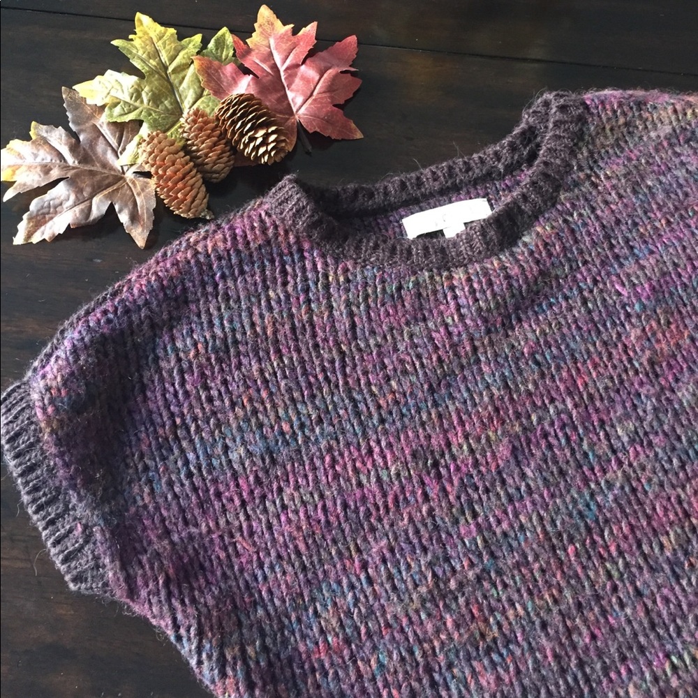 LOFT short sleeve sweater