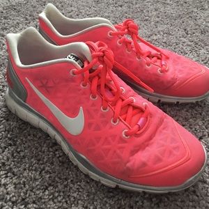 Nike Free Fit Hot Pink Running Shoes