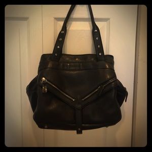 Botkier black leather handbag