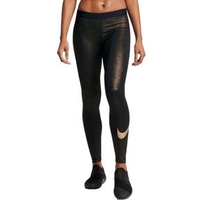 Nike Woman's Pro Cool Metallic Tights