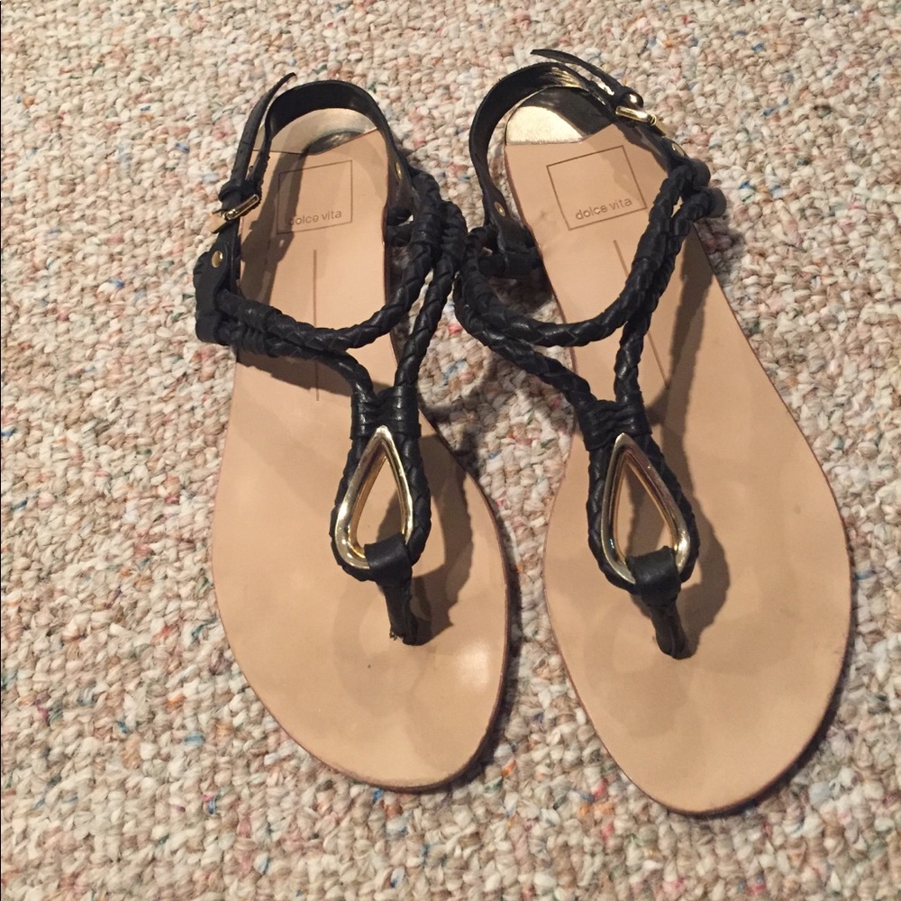 Dolce Vita Black Sandals