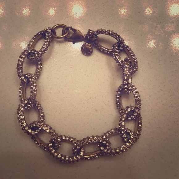 J. Crew Jewelry - Host pick-12/8- J. Crew pave link bracelet